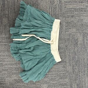 Free People Kids Skirt in Teal and Cream